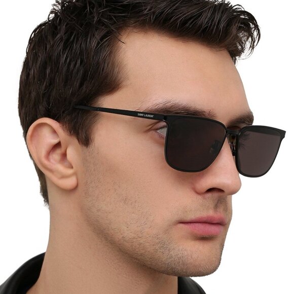 NEW SAINT LAURENT SL428 002 SUNGLASSES UNISEX BLACK EYEWEAR SL 428 002 - Picture 1 of 12